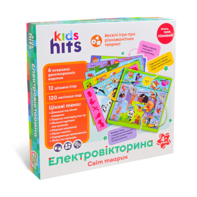 Обучающие игрушки - Обучающая игра Kids Hits Электровикторина Мир животных (KH55/003)#2