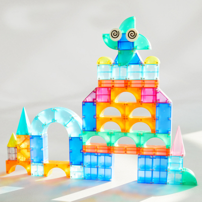 Магнитные конструкторы - Магнитный конструктор Mideer Building blocks 46 деталей (MD1407)#2