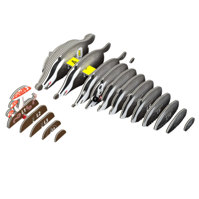 3D-пазли - 3D пазл Eugy Зоопарк Борсук (XEG-094)#3