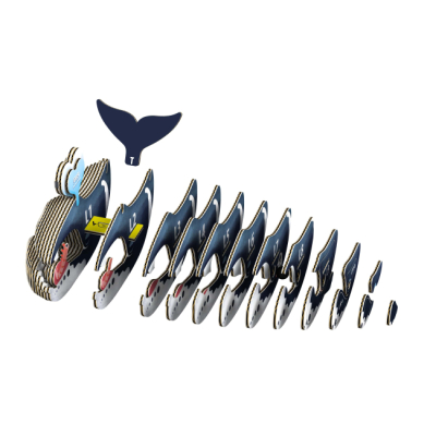 3D-пазли - 3D пазл Eugy Зоопарк Гренландський кит (XEG-084)#3