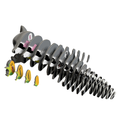 3D-пазлы - 3D пазл Eugy Зоопарк Енот (XEG-103)#2