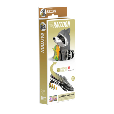 3D-пазлы - 3D пазл Eugy Зоопарк Енот (XEG-103)#3