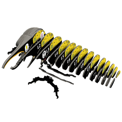 3D-пазли - 3D пазл Eugy Зоопарк Жук-геркулес (XEG-112)#2