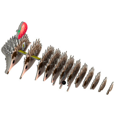 3D-пазли - 3D пазл Eugy Зоопарк Їжак (XEG-026)#2