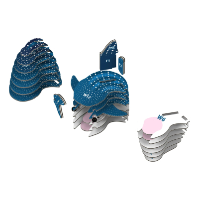 3D-пазли - 3D пазл Eugy Зоопарк Китова акула (XEG-049)#2