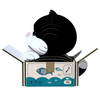 3D-пазлы - 3D пазл Eugy Зоопарк Котенок черно-белый (XEG-089)#2