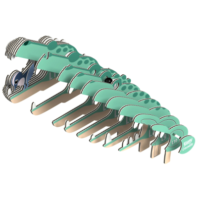 3D-пазли - 3D пазл Eugy Зоопарк Крокодил (XEG-029)#2