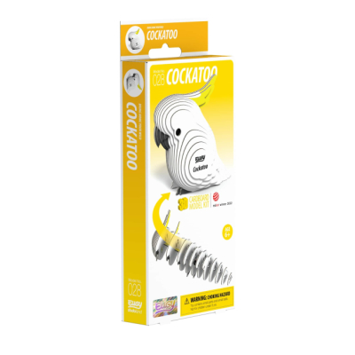 3D-пазли - 3D пазл Eugy Зоопарк Папуга Какаду (XEG-028)#3