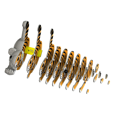 3D-пазли - 3D пазл Eugy Зоопарк Тигр (XEG-012)#2