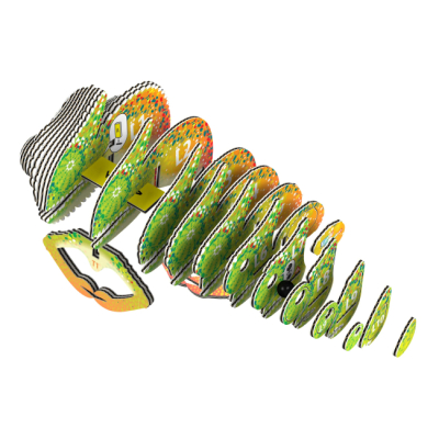 3D-пазлы - 3D пазл Eugy Зоопарк Хамелеон (XEG-075)#2