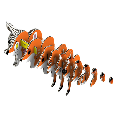 3D-пазлы - 3D пазл Eugy Зоопарк Красная лиса (XEG-072)#2