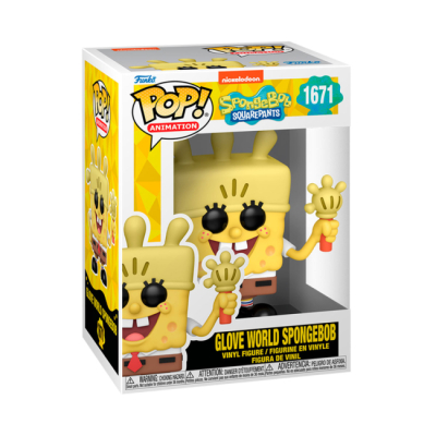 Фигурки персонажей -  Фигурка Funko Pop Sponge Bob Square Pants Губка Боб с перчаткой-фонариком (75734)#2