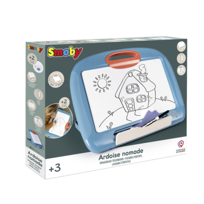 Товары для рисования - Доска для рисования Smoby синяя (410713)#3