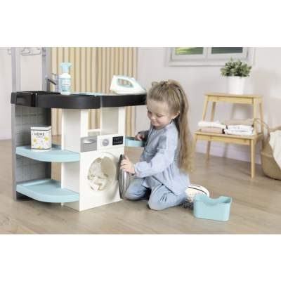 Детские кухни и бытовая техника - Игровой набор Smoby Прачечная с пылесосом Ровента (330320)#5
