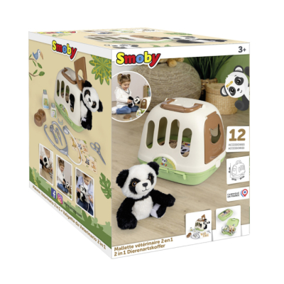 Наборы профессий - Игровой набор Smoby Переноска по уходу за животными с пандой (340303)#3