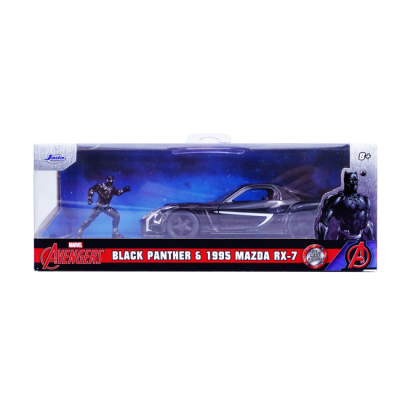 Автомодели - Автомодель Jada Marvel Avengers Mazda RX-7 с фигуркой Черной пантеры (253223023)#2