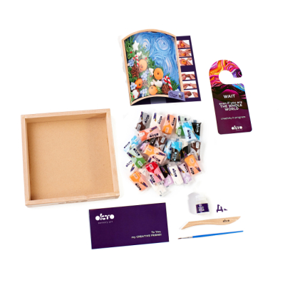 Наборы для лепки - Набор для творчества OKTO Wood and Craft Mood Радость (10016)#2