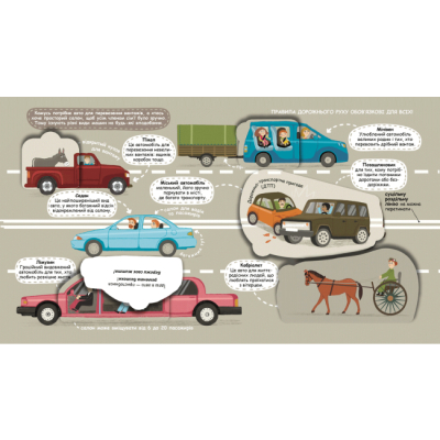 Раскраски и активитибуки (2-6 лет) - Книжка «Улюблені машинки: легкові та вантажівки» Галина Дерипаско (9789664298695)#2