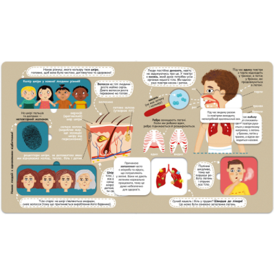 Раскраски и активитибуки (2-6 лет) - Книжка «Твоє дивовижне тіло» Галина Дерипаско (9789664297117)#3