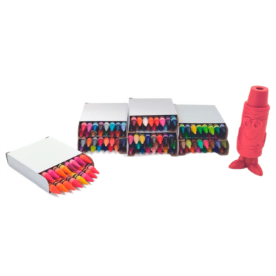 Канцтовари - Набір воскової крейди Crayola зі стругачкою 120 шт (52-6920)#2