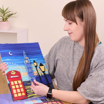 Набори для творчості - Набір для творчості OKTO 3D картина Лондон (10041)#3