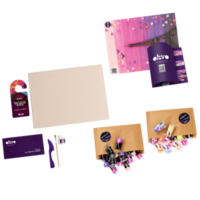 Набори для творчості - Набір для творчості OKTO 3D картина Париж (10043)#2