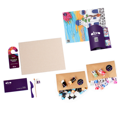 Наборы для творчества - Набор для творчества OKTO 3D картина Санторини (10044)#2