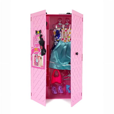 Меблі та будиночки - Ігровий набір Shantou Yisheng Гардероб з одягом (YS1905-11)#2