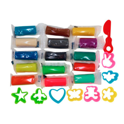 Набори для ліплення - Набір для ліплення Clay Anyway Тісто для ліплення 15 кольорів (TY4470)#2