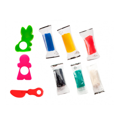 Наборы для лепки - Набор теста для лепки DGT-Аrt в яйце 6 цветов (TY4466)#2