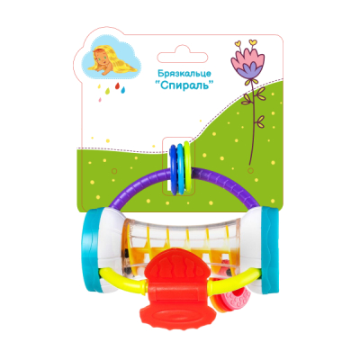 Брязкальця, прорізувачі - Брязкальце Fancy Baby Спіраль (0596)#3