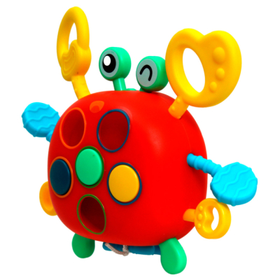 Развивающие игрушки - Игрушка-прорезыватель Maya Toys Краб (HLX205A)#2