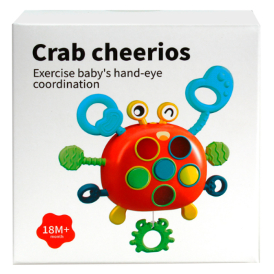 Развивающие игрушки - Игрушка-прорезыватель Maya Toys Краб (HLX205A)#4