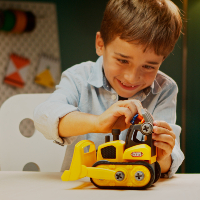 Блочные конструкторы - Конструктор Machine maker Junior builder Бульдозер (40010/3)#7