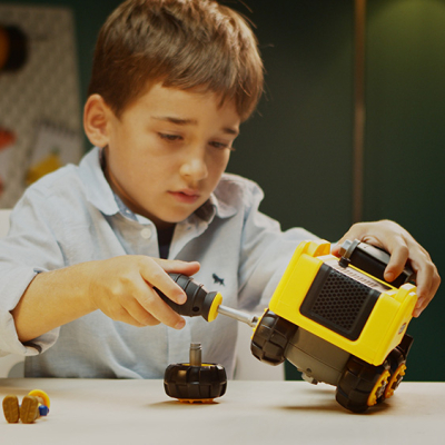 Блочные конструкторы - Конструктор Machine maker Junior builder Мини-погрузчик (40010/4)#7