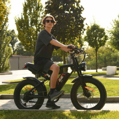 Велосипеди - Електровелосипед 2E EB11 20'' червоно-чорний (EB11)#6