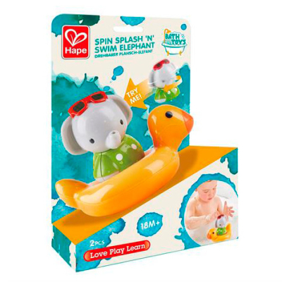 Іграшки для ванни - Іграшка для ванни Hape Слоненя з термометром (E0222)#2
