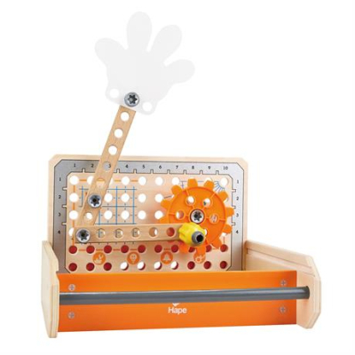 Конструктори з унікальними деталями - Конструктор Hape Ящик з інструментами (E3029)#3