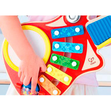 Музичні інструменти - Музична іграшка Hape Дитяча гітара-мініоркестр (E0335)#3