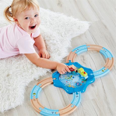 Железные дороги и поезда - Игровой набор Hape Железная дорога Подводный мир  (E3827)#5