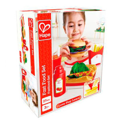 Детские кухни и бытовая техника - Игровой набор Hape Фаст-фуд (E3160)#2