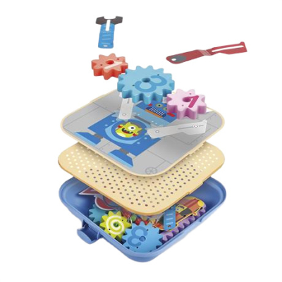 Развивающие игрушки - Игровой набор Hape Увлекательные шестерни (E1065)#3