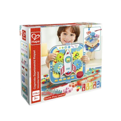 Развивающие игрушки - Игровой набор Hape Увлекательные шестерни (E1065)#4