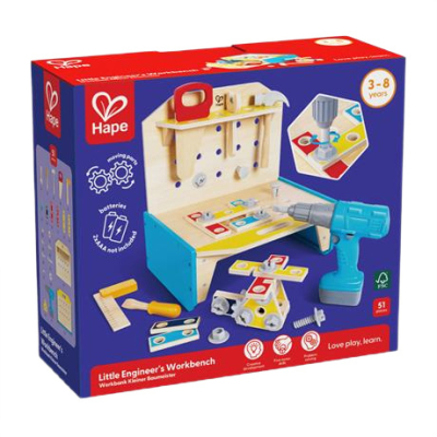 Набори професій -  Ігровий набір Hape Верстак маленького інженера (E3221)#3