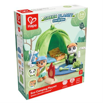 Фігурки тварин - Ігровий набір Hape Екокемпінг (E3420)#3