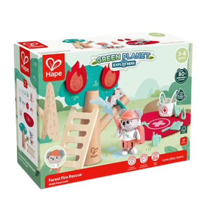 Фігурки тварин - Ігровий набір Hape Лісова пожежна служба (E3421)#4
