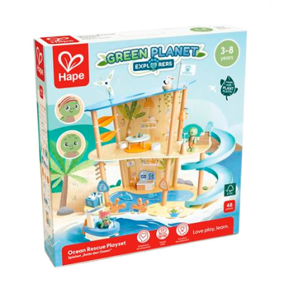Фігурки тварин - Ігровий набір Hape Порятунок океану (E3419)#3
