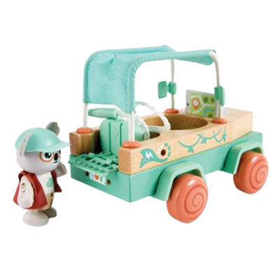 Фігурки тварин - Ігровий набір Hape Пригоди на позашляховику (E3422)#3