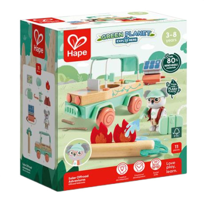 Фігурки тварин - Ігровий набір Hape Пригоди на позашляховику (E3422)#7