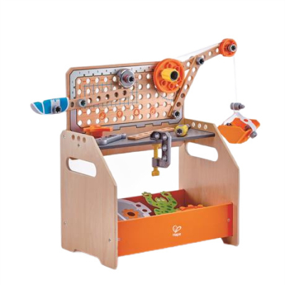 Конструктори з унікальними деталями - Конструктор Hape Науковий верстак 58 елементів (E3028)#2